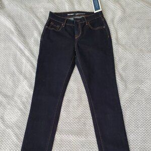 Old Navy Mid Rise Curvy Profile Dark Rinse Jeans
